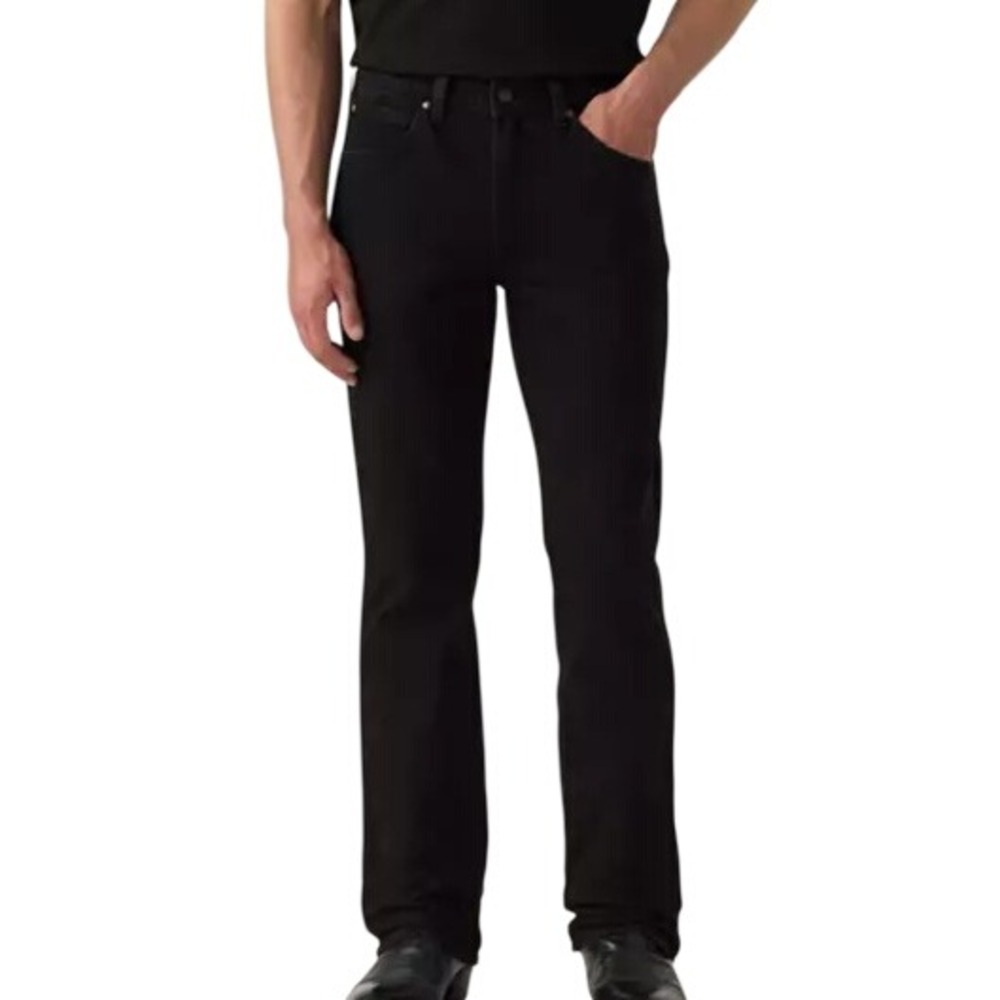 NWT Levi's 537 Western Bootcut Jeans Men's 34x32 Black Cotton Stretch